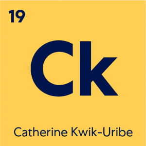 Catherine Kwik-Uribe initials as periodic element